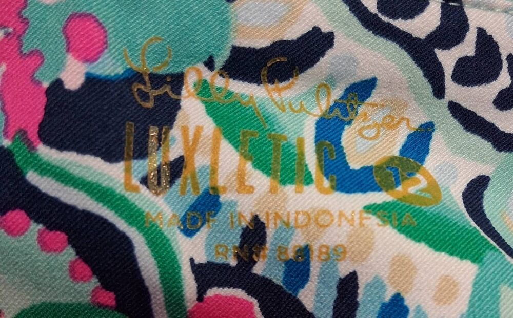 Lilly pulitzer womens size 12 daphne luxletic skort skirt looking sharp upf+50 - Picture 3 of 8
